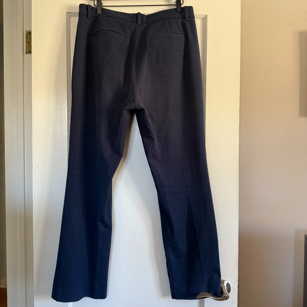Blue Mid Rise Bootcut Pant - Picture 2 of 3